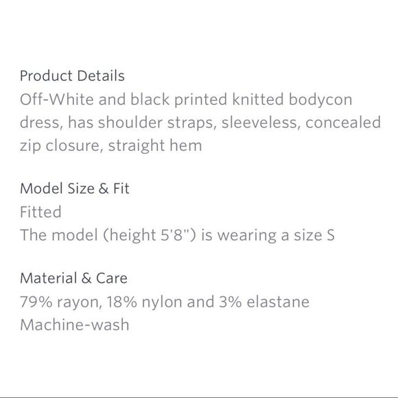 ✨Women Off White & Black Polka Dot Bodycon Dress✨ - Picture 5 of 6